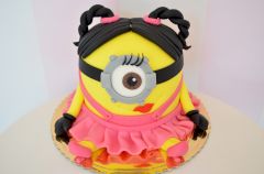 [nr: 1710 ] Tort dziewczynka minionek