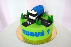 [nr: 2052 ] Tort ze śmieciarką