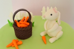 [nr: 2183 ] Figurka króliczek i marchewki